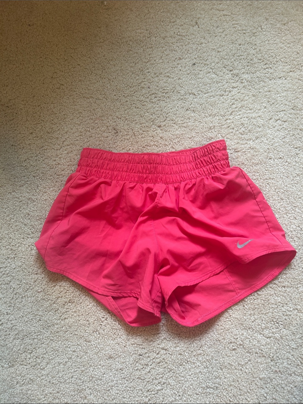 Nike Women's Watermelon Pink Athletic Running Shorts